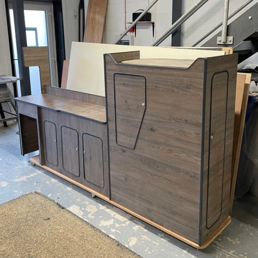 Standard MFC Campervan Kitchen Unit POD (LWB)
