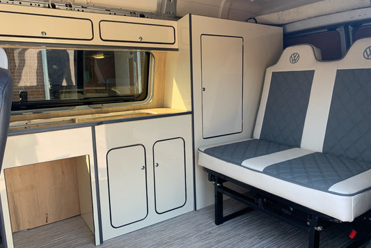 Standard MFC Campervan Kitchen Unit POD + Rock & Roll Bed (SWB)